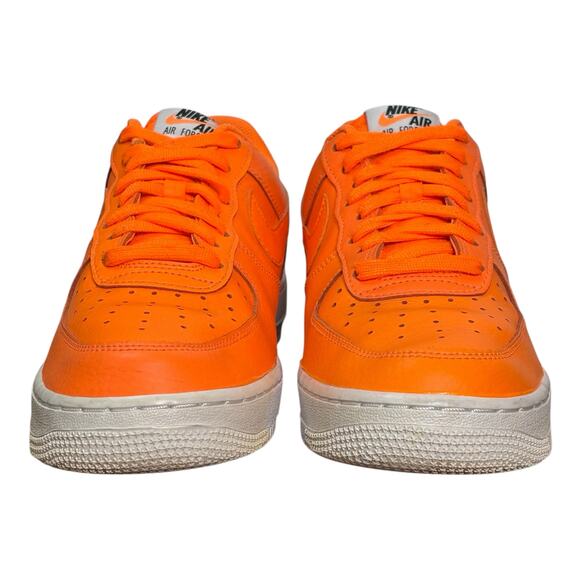 Nike Air Force 1 Low Just Do It 2018 Orange Size 8.5 Pre-Owned Rare & Stylish - Picture 6 of 16